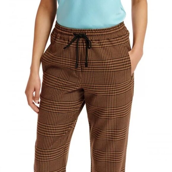 Essentiel Antwerp $260 Brown Joggers Casual Pull On Pants Size 34 or US Sz 2 - Picture 5 of 8